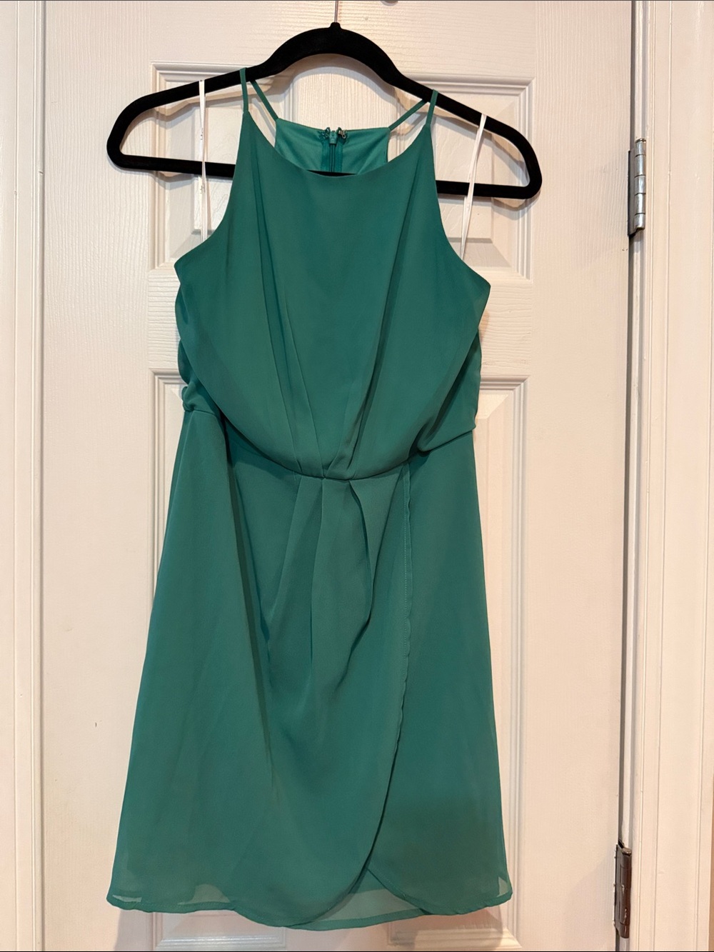 Lulu's Green best wishes sleeveless sheath dress